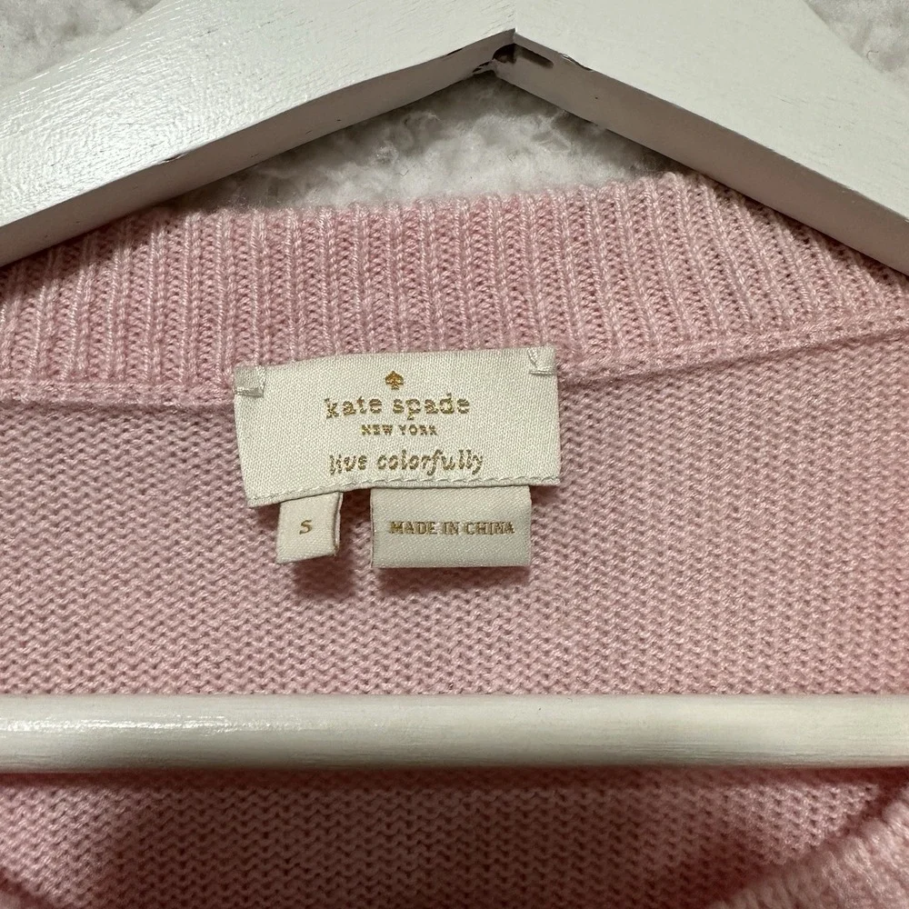 KATE SPADE New York WINKING EYE Sweater TUTU‎ PINK Size Small